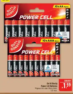 Marktkauf Gut & günstig power-cell-batterien mignon aa Angebot