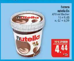 Marktkauf Ferrero nutella eis Angebot