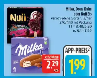 Marktkauf Milka eis Angebot