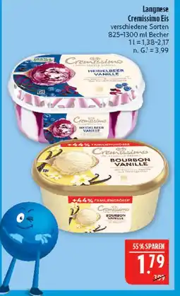 Marktkauf Langnese cremissimo heidelbeer vanille Angebot