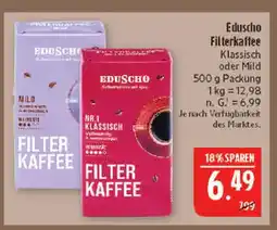 Marktkauf Eduscho filterkaffee klassisch Angebot