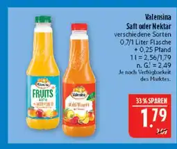 Marktkauf Valensina saft Angebot