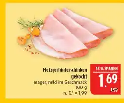 Marktkauf Metzgerhinterschinken gekocht Angebot