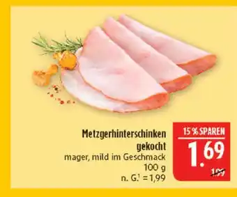 Marktkauf Metzgerhinterschinken gekocht Angebot