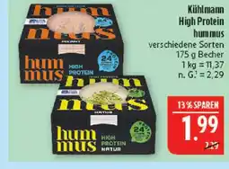 Marktkauf Kühlmann high protein humus Angebot