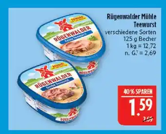 Marktkauf Rügenwalder mühle feine teewurst Angebot