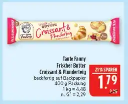 Marktkauf Tante fanny frischer butter croissant & plunderteig Angebot