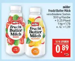 Marktkauf Müller frucht butter milch erdbeere Angebot
