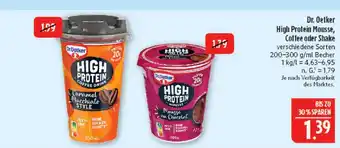 Marktkauf Dr. oetker high protein coffee drink Angebot