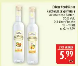 Marktkauf Echter nordhäuser reiche ernte spirituose Angebot