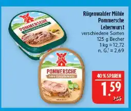 Marktkauf Rügenwalder mühle pommersche leberwurst Angebot