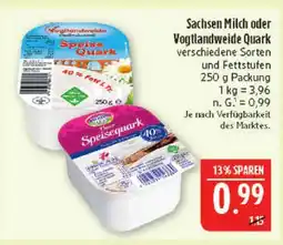 Marktkauf Sachsen milch speise quark Angebot