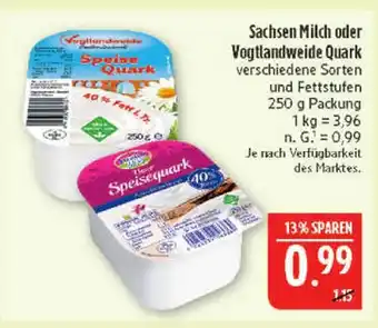 Marktkauf Sachsen milch speise quark Angebot