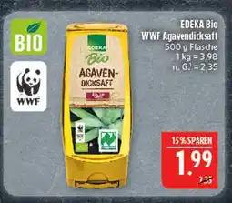 Marktkauf Edeka bio wwf agavendicksaft Angebot