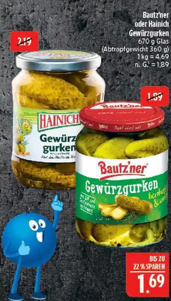 Marktkauf Hainich gewürzgurken Angebot
