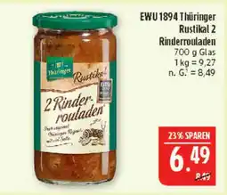 Marktkauf Ewu 1894 thüringer rustikal 2 rinderrouladen Angebot