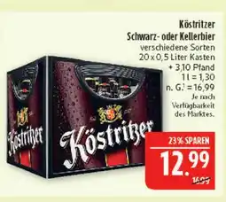 Marktkauf Köstritzer schwarz- oder kellerbier Angebot