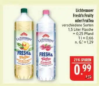 Marktkauf Lichtenauer fresh’n fruity pfirsich-mango geschmack Angebot
