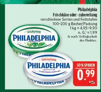 Marktkauf Philadelphia frischkäse kräuter Angebot