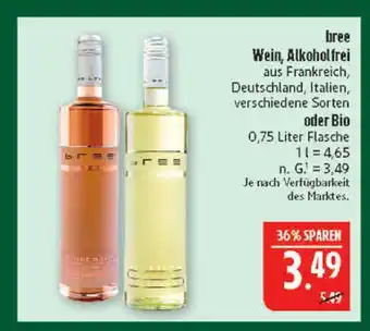Marktkauf Bree wein, alkoholfrei Angebot