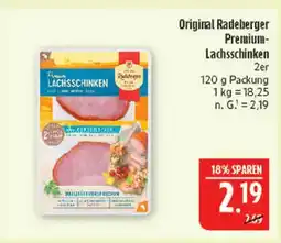 Marktkauf Original radeberger premium-lachsschinken Angebot
