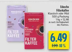 diska Eduscho filterkaffee klassisch Angebot