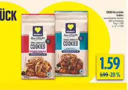 diska Edeka herzstücke triple chocolate cookies Angebot