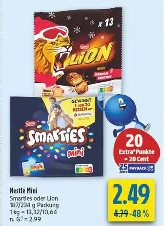 diska Nestlé smarties mini Angebot