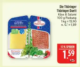 Marktkauf Die thüringer thüringer duett käse & salami Angebot