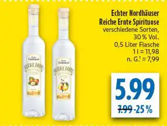 diska Echter nordhäuser reiche ernte spirituose apfel Angebot