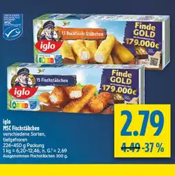 diska Iglo msc backfisch-stäbchen Angebot