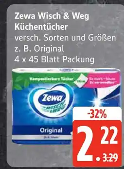 Edeka Zewa wisch & weg küchentücher original Angebot