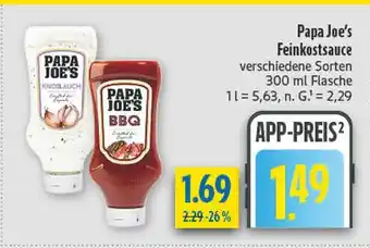 diska Papa joe's knoblauch feinkostsauce Angebot