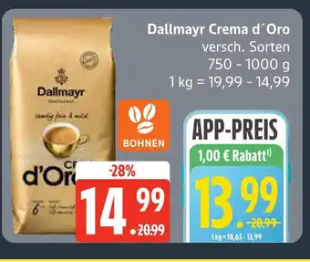 Edeka Dallmayr crema d’oro Angebot