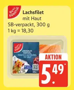 Edeka Lachsfilet mit haut Angebot