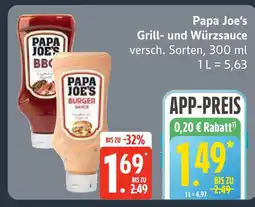 Edeka Papa joe's bbq sauce Angebot