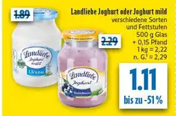 diska Landliebe joghurt mild Angebot