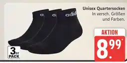 Marktkauf Adidas unisex quartersocken Angebot