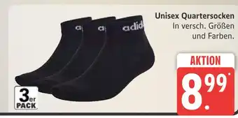 Marktkauf Adidas unisex quartersocken Angebot