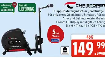 Marktkauf Christopeit klapp-ruderzugmaschine cambridge ii Angebot