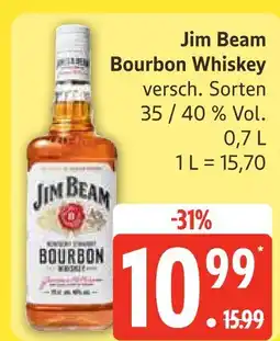Edeka Jim beam bourbon whiskey Angebot