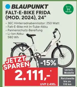 Marktkauf Blaupunkt falt-e-bike frida (mod. 2024), 24 Angebot