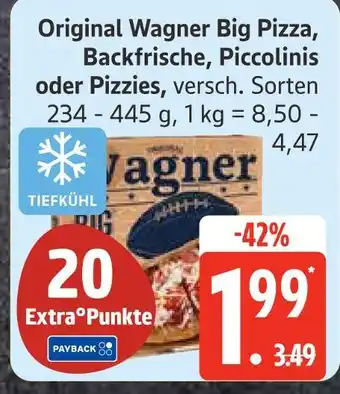 Edeka Wagner big pizza Angebot