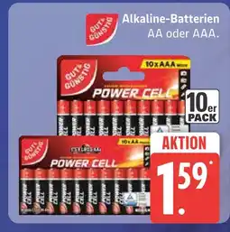 Marktkauf Gut & günstig alkaline-batterien aa Angebot