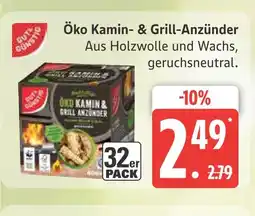 Marktkauf Gut&günstig öko kamin- & grill-anzünder Angebot