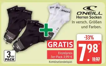 Marktkauf O'neill herren socken Angebot