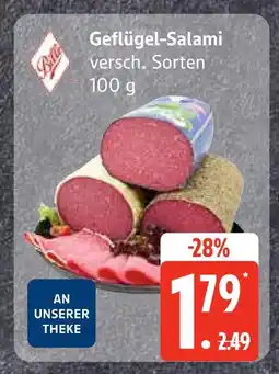 Edeka Geflügel-salami Angebot