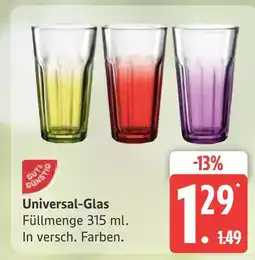 Marktkauf Gut & günstig universal-glas Angebot