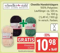 Marktkauf Schoeller + stahl chenille handstrickgarn Angebot