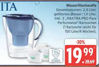 Marktkauf Wasserfilterkaraffe Angebot